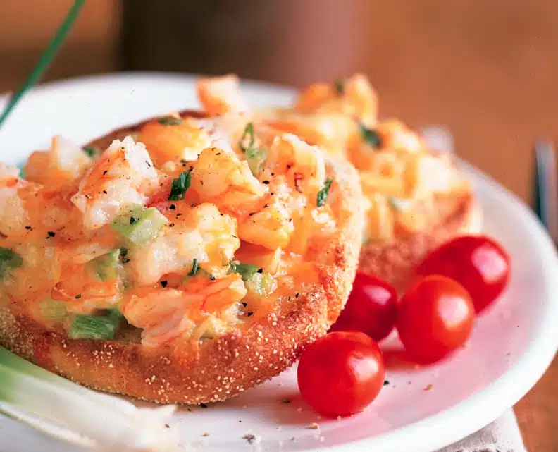 Cheesy Shrimp Melts