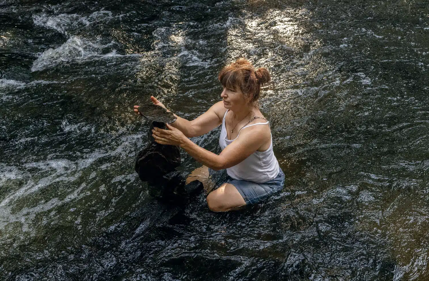 Vermont Stonework Artist Thea Alvin
